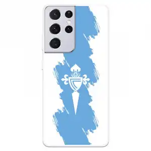 Funda Licencia Oficial RC Celta Escudo Trazo Azul para Samsung Galaxy S21 Ultra