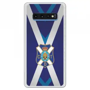 Funda Oficial Club Deportivo Tenerife Escudo 2 Equipación Para Samsung Galaxy S10 Plus