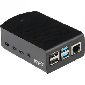 Joy-It rb-ALUcaseP4+06 Carcasa Aluminio para Raspberry Pi 4 B