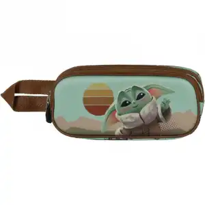 Karactermania Estuche Doble Portatodo 3D The Mandalorian Say Hi