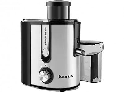 Licuadora - Taurus Liquafruits Pro Compact, 600 W, 2 Velocidades, Capacidad 0.35 L (Zumo), Sistema Anti Goteo, Inox