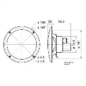 Loudspeaker 100 Volt 4 80 W