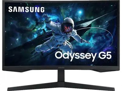 Monitor gaming - Samsung Odyssey G5 LS27CG552EUXEN, 27", WQHD, 1 ms, 165 Hz, FreeSync, Negro