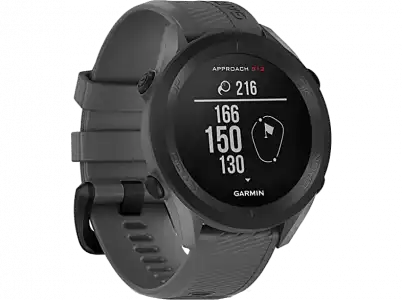 Reloj deportivo - Garmin Approach S12, Bluetooth, GPS, Resistente al agua, 20.2 cm, 1.3 ", Gris