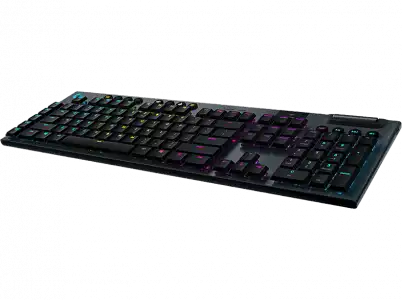 Teclado gaming - Logitech G915, Lightspeed, RGB Lightsync, Inalámbrico, Mecánico, Negro