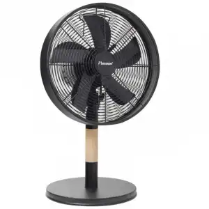 Bestron Ventilador de Sobremesa 35W Negro/Madera