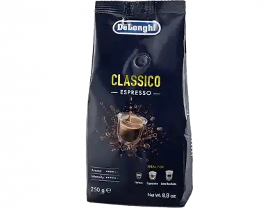 Café en grano - De'Longhi DLSC600 Espresso, 50% Arábica, Robusta, 250 g