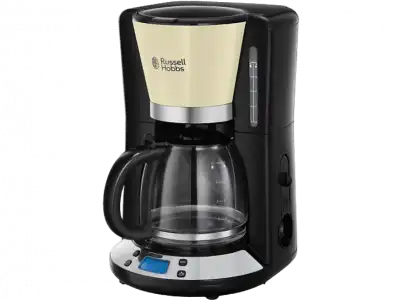 Cafetera de goteo - Russell Hobbs Colours Plus 24033-56 , 1100 W, 1.25 l, Función Pause and Pour, Crema