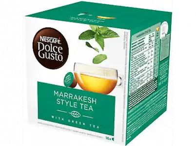 Cápsulas monodosis - Dolce Gusto Marrakesh Style Tea, Pack de 16 cápsulas para tazas