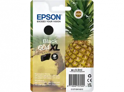 Cartucho de tinta - Epson 604XL INK, Tamaño XL, Hasta 500 páginas, Negro