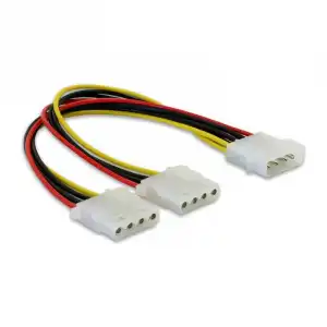 Delock Cable 2x 4 Pines Molex 11cm