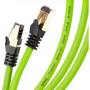 Duronic Cable de Red SFTP Cat8 0.5m Verde