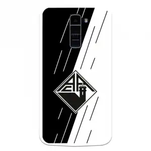 Funda Para Lg K10 4g Del Académica De Coimbra Escudo Bicolor - Licencia Oficial Académica De Coimbra