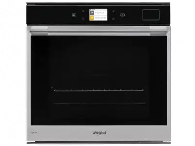 Horno - Whirlpool W9 0S2 4S1 P, Multifunción, Pirolítico, 73 l, 59.5 cm, Conectividad, SteamSense, Negro