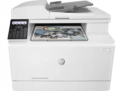 Impresora multifunción - HP Color LaserJet Pro M183fw, 16 ppm, 600 x DPI, WiFi, Fax, Blanco