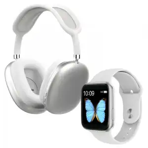 Klack Pack Smartwatch con Auriculares Bluetooth Blanco