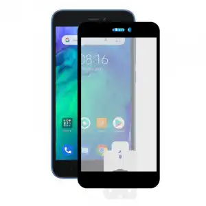 Ksix Protector Pantalla Cristal Templado Marco Negro para Xiaomi Redmi Go