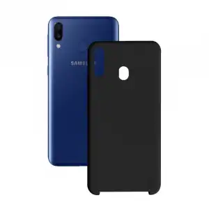 Ksix Soft Silicone Negra para Samsung Galaxy M20