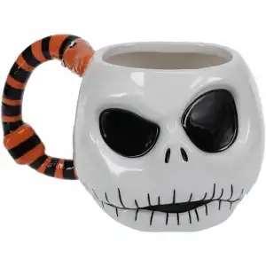 Paladone Pesadilla Antes de Navidad Taza 3D Cabeza Jack Skellington