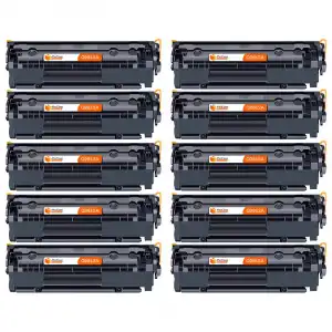 Pccom Essential HP Q2612a Tóner Compatible Negro Pack 10