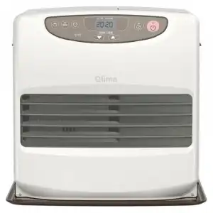 Qlima SRE 9046C2 Calefactor de Parafina 428W Blanco/Chocolate