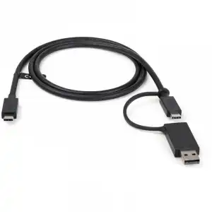 StarTech Cable USB-C con Adaptador USB-A Macho/Macho 1m Negro