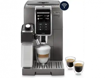 Cafetera superautomática - De'Longhi ECAM370.95.T Dinamica Plus, Molinillo integrado, 1450W, Inox