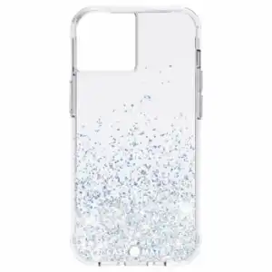 Funda Iphone 13 Pro Max Rígida Anticaídas 3m Purpurina Case Mate Transparente