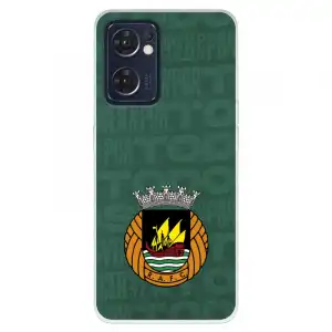 Funda Para Oppo Find X5 Lite Del Escudo Fondo Verde Licencia Oficial Rio Ave Fc