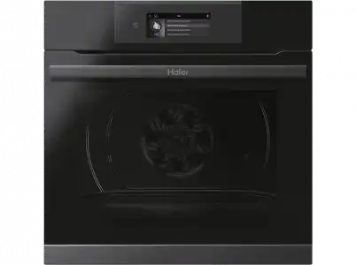 Horno - Haier I-Touch Series 4 HWO60SM5T9BH, 70l, Multifunción, Pirolítico, 55cm, Wi-Fi, Sonda térmica, Negro