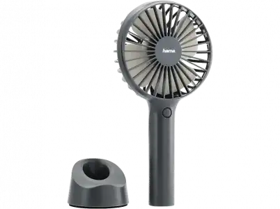 Mini ventilador - Hama 00012365, MicroUSB, 2000 mAh, 50 cm, Gris