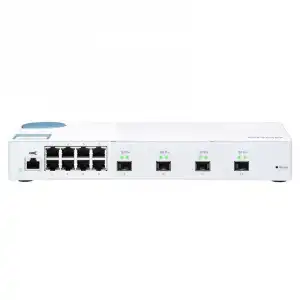 Qnap QSW-M408S Switch Gestionado 8 Puertos RJ45 Gigabit + 4 Puertos SFP+