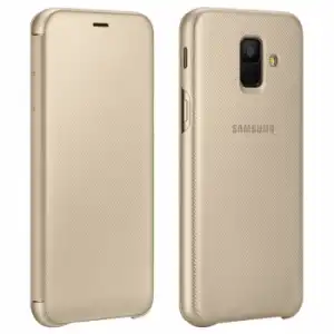 Samsung Wallet Cover Samsung Galaxy A6 Funda Oficial Billetera Oro