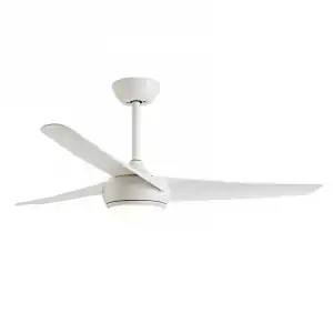 Sulion Robb Ventilador de Techo con Luz LED 15W 132cm Blanco