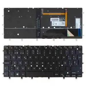 Teclado Retroiluminado Para Portátil Dell Xps 13 9343 9350 7347 7348 Negro