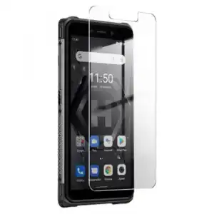 Teléfono Hammer Iron 4 4g Lte Negro Plateado Con Protector Cristal Templado