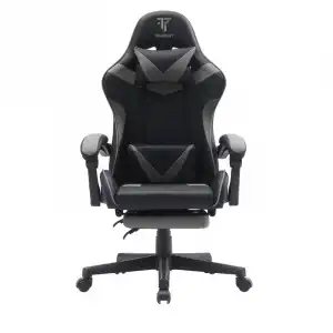 Tempest Shake Silla Gaming con Reposapiés y Masaje Gris