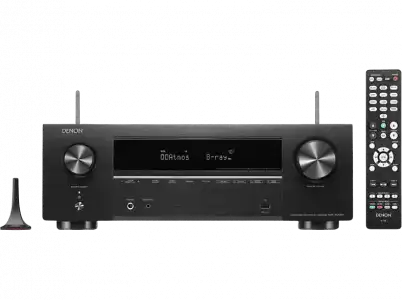 Amplificador HiFi - Denon AVR-X1700H, 7.2 Canales, 145 W, Bluetooth, USB, Sonido 3D, HDMI, Negro