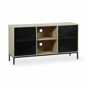 Aparador / Mueble Tv Madera Y Metal Decoración 140x40x75cm - Brooklyn