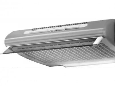 Campana extraíble - Zanussi ZHT611X, Telescópica, 3 velocidades, 210 m3/h, Luces LED, 60 cm, Inox