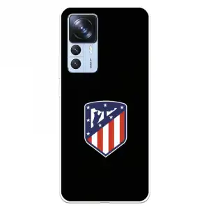 Funda Para Xiaomi 12t Del Atlético De Madrid Escudo Fondo Negro - Licencia Oficial Atlético De Madrid