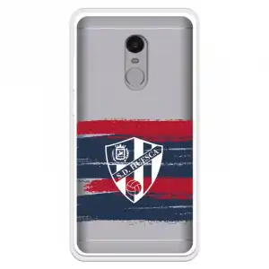Funda Para Xiaomi Redmi Note 4 Del Huesca Rayas Transparente - Licencia Oficial Sd Huesca