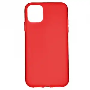 Funda Silicona Lisa Roja para iPhone 11