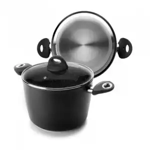 Ibili Natura Olla con Tapa 24cm Aluminio Forjado