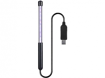 Lámpara UV - Nkare NK-UVlamp, Desinfectante, USB, 3 W, Negro