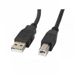 Lanberg Cable USB 2.0 a USB-B Macho/Macho 5m Negro