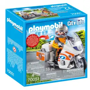 Playmobil City Action Moto de Emergencias