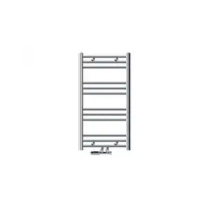 Radiador De Baño Recto 500x800 Mm Color Cromo Ecd Germany