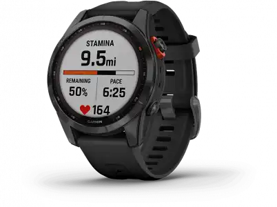 Reloj deportivo - Garmin Fēnix 7S Solar, Negro, 19.44 cm, 1.2 ", Connect, Control táctil, WiFi