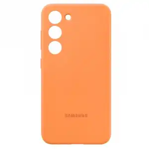 Samsung Silicone Case Funda de Silicona Naranja para Galaxy S23